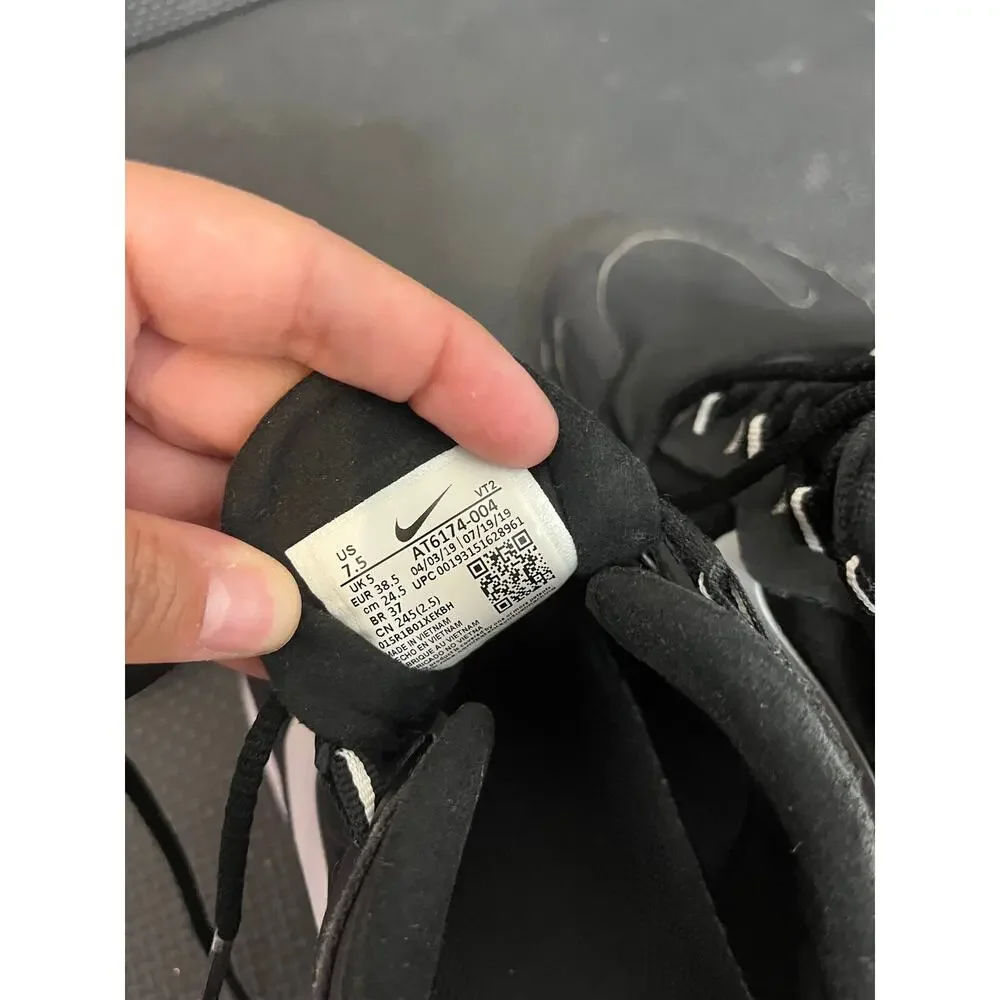 Nike‎ Air Max 270 React Sneakers Running Shoes Black White AT6174-004 US 7.5